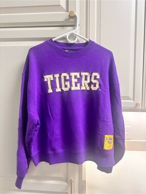 PacSun Purple Crewneck Sweatshirt